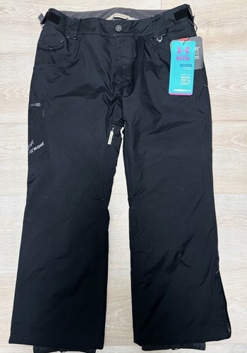 NWT Under Armour women Black Snow Pants Ski waterproof breathable Trousers sz XL