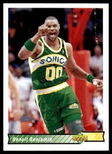 1992-93 Upper Deck Benoit Benjamin Seattle SuperSonics #97