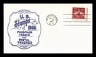US COVER PHOSPHOR TAGGED INDEPENDENCE HALL FIRST DAY BOERGER ABC CACHET