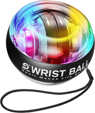 Wrist Trainer Ball Auto-Start Gyroscopic Forearm Exerciser Gyro Ball for Strengt
