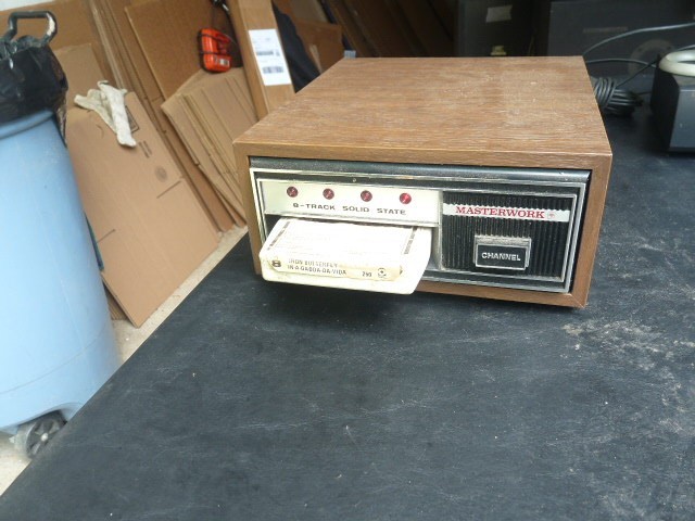 Masterwork Model 465 8-Track Stereo Player  Works but needs Cleaning Japan