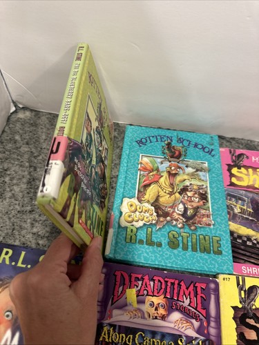 90s Horror Paperback Book Lot Shivers Goosebumps RL Stine Frighttime Rotten - Picture 5 of 13
