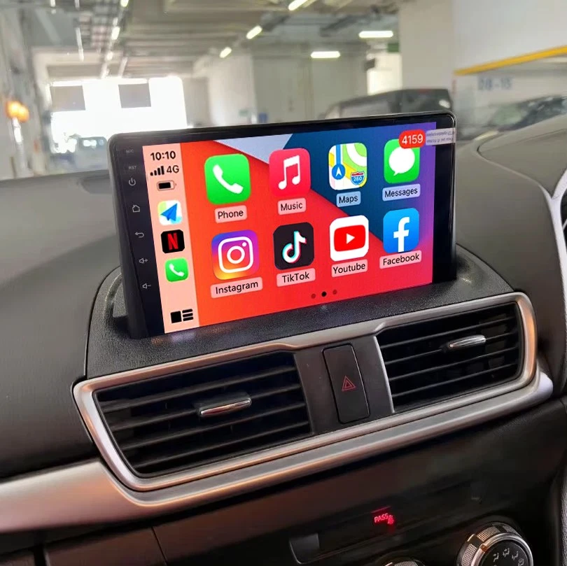 For Mazda 3 Axela 2014-2019 Car Stereo Radio Apple CarPlay Android 13 WIFI RDS - Imagem 2 de 4