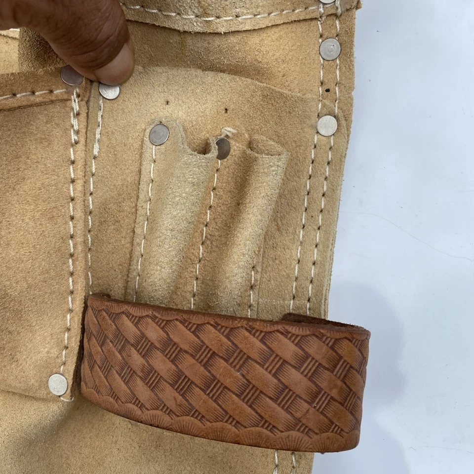 Bolsa de cinturón de trabajo para herramientas de construcción/carpintero Sears Craftsman 937529 - sin cinturón Foto 2 de 4