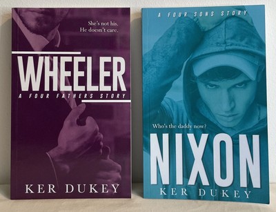 Ker Dukey Signed Wheeler Four Fathers Story & Nixon Four Sons Story Never Read