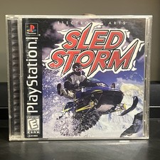 Sled Storm (Sony PlayStation 1, 1999) Snowmobile Racing PS1 Video Games Tested