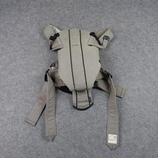 BabyBj rn Organic Baby Carrier Gray Adjustable Harness Ergonomic Newborn Preemie