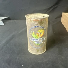Vintage Happy Hops Lager Beer Can Flat Top