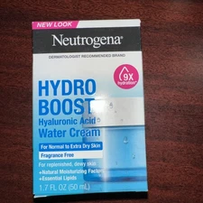 Neutrogena Hydro Boost Water Cream Fragrance-Free 1.7oz./50ml New In Box