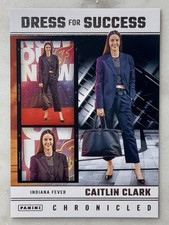 Caitlin Clark Indiana Fever 2025 Panini Chronicled Dress For Success No 62