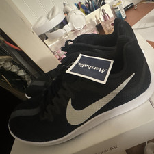 Nike zoom rival distance track and field spikes woman  s Black/White size 7