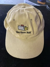 Vintage America Online AOL AIM You Have Mail Internet Dial Up StrapBack Hat Cap