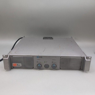 Vintage JBL SR6630 Urei Power Amplifier Rackmount 2-Channel Pro Audio Silver