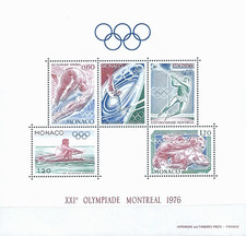 MONACO - BF 11 - XXIéme JO DE MONTRÉAL - PRIX LE MOINS CHER, LIVRAISON GRATUITE