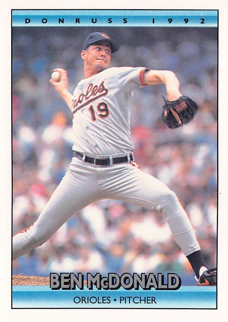 1992 Donruss #436b Ben McDonald