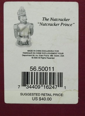 Dept 56 Candle Crown The Nutcracker ''The Nutcracker Prince'' Brand New