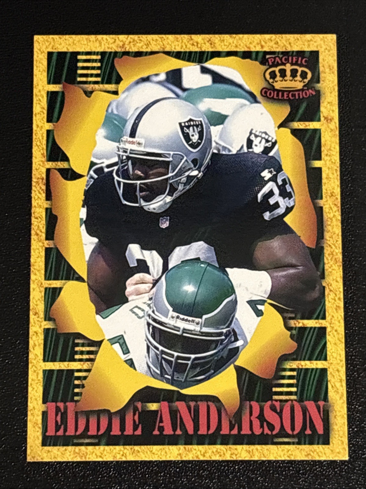 Football 1996 Pacific Invinsible Smash Mouth Eddie Anderson Raiders #SM123