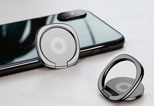 Finger Ring Holder Stand Grip 360 Rotating For Cell Phone Car Magnetic Mount A