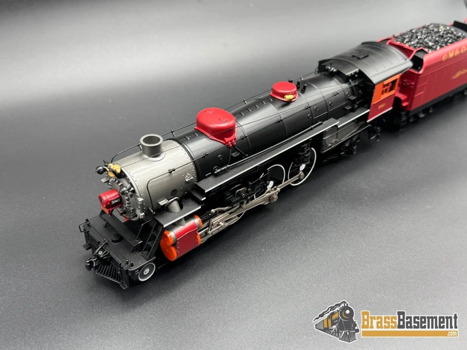O Gauge - MTH 20-3814-1 3-Rail GM&O 4-6-2 Heavy Pacific Steam #580 w/ PS3 Sound - Image 3 of 4