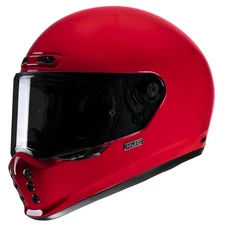 Hjc V10 Solid Helmet (Large, Deep Red)