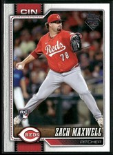 2026 Topps Series 1 Zach Maxwell RC #143 Cincinnati Reds Rookie