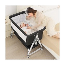 Cuna de bebé, cuna de cabecera para bebé, 4 en 1 moisés cama con...