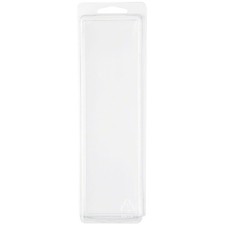 Collecting Warehouse Clear Plastic Clamshell Container, 7.88"H x 2.31"W x 1.75"D