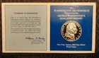 1 oz Silver Round .999 George Washington 250th Anniversary 1982