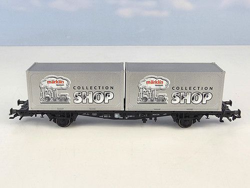 (7035) Märklin H0 Containerwagen Collection Shop aus Packung 29635 | Zustand: Gebraucht