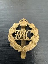 OLD WW2 ? RAC ROYAL ARMOURED CORPS CAP BADGE P34