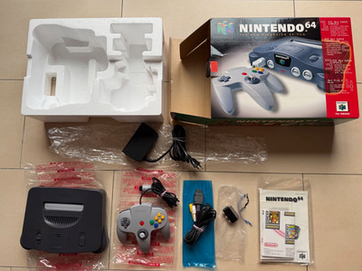 Original Nintendo 64 Konsole | OVP / BOXED / CIB | TOP Zustand / Sammlerstück
