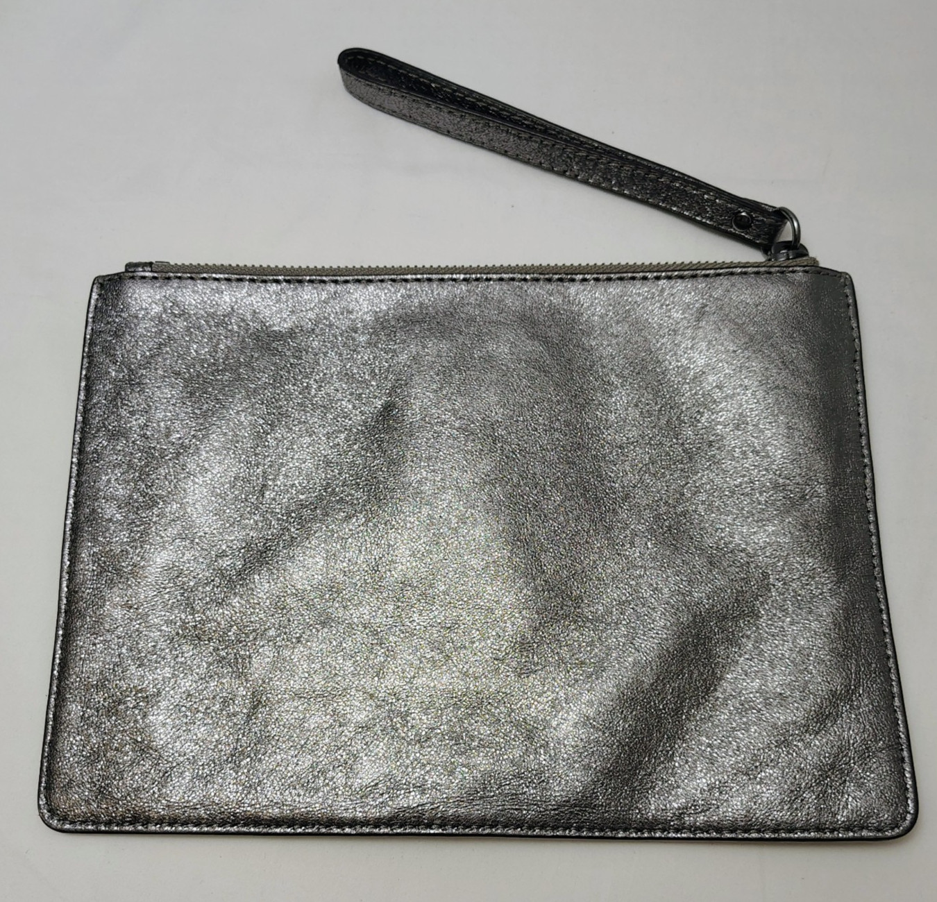 Michael Kors Silver Metallic Patchwork Snake Embo… - image 3