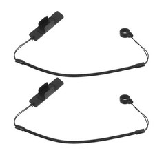 2 PCS Anti-lost Pen Clip Clipboard Leash Elastic Lanyards for Stylus