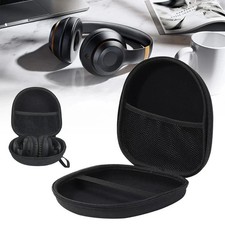 Universal Hard Headphone Carry Case Black Storage Bag for Headset Earphones