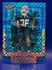 2006 Topps Finest Donte Whitner BLUE X-FRACTOR ROOKIE Card RC #136 /150. rookie card picture