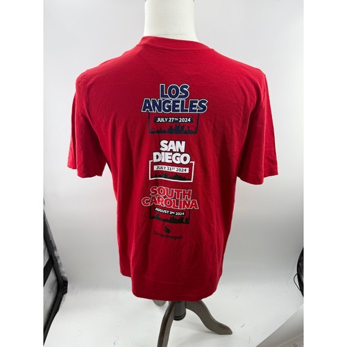 Adidas Manchester United Tour Soccer Red Mens Size Medium Tee Shirt NEW - Bild 8 von 10