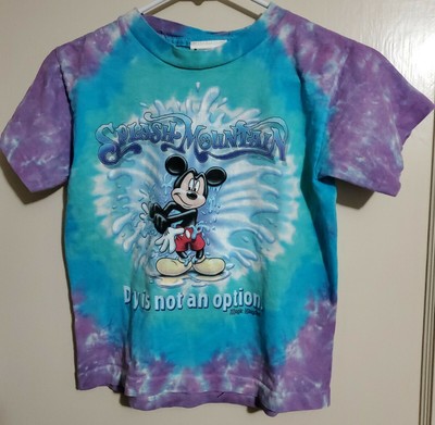 splash mountain tie dye shirt