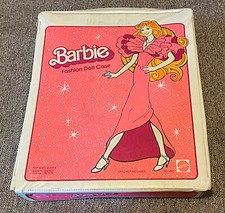 Vintage 1982 Mattel Barbie Fashion Doll Case Storage Box No. 1002  3 Dolls