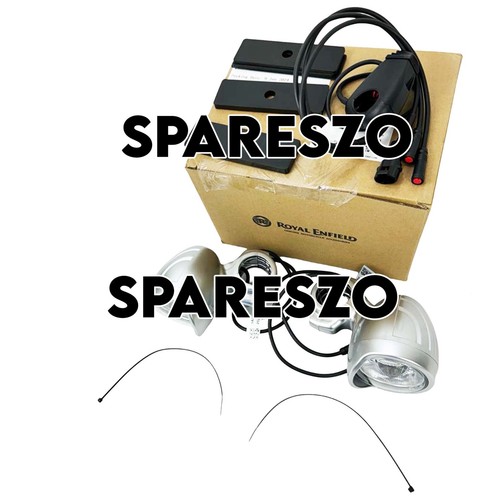 SILVER LED FOG LIGHT FIT FOR R.E SUPER METEOR 650 & SHOTGUN 650 & CLASSIC 650 - Picture 20 of 24