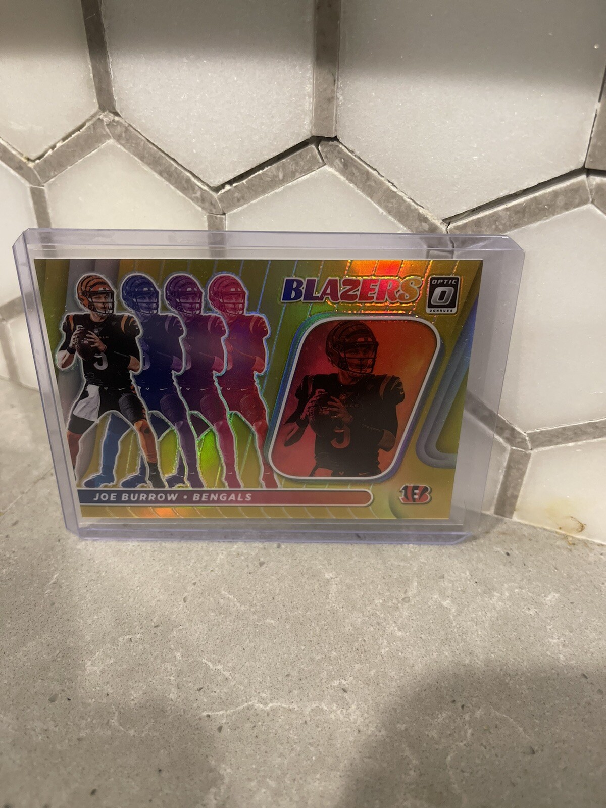 2022 Panini Donruss Optic FOTL Joe Burrow BLAZERS Gold #10/10 MT SP Case Hit!🔥