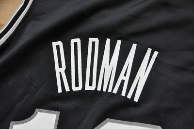 Dennis Rodman San Antonio Spurs Champion Jersey Black NBA Men 44 L