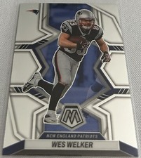 2022 Panini Mosaic Football Wes Welker New England Patriots base card #240