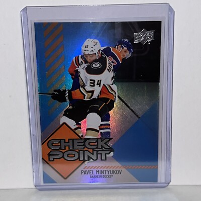 Pavel Mintyukov 2024-25 UD Series 1 Check Point #CP-9 Anaheim Ducks