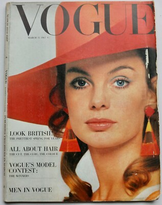 1967 British Fashion VOGUE 60s vintage fashion Bailey Jean