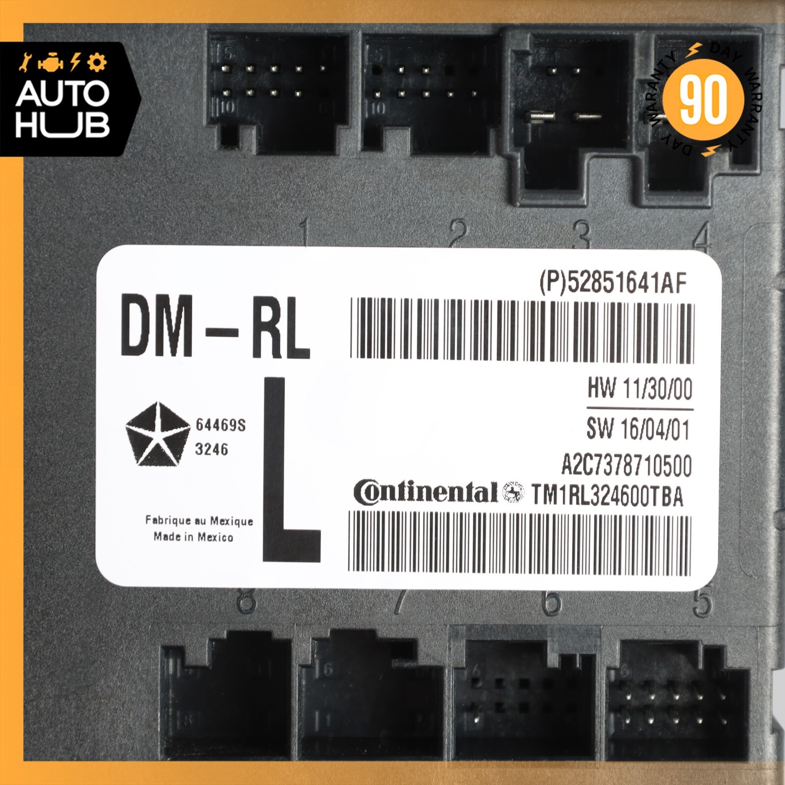 17-20 Maserati Levante S M161 Rear Left Driver Side Door Control Module OEM 26k