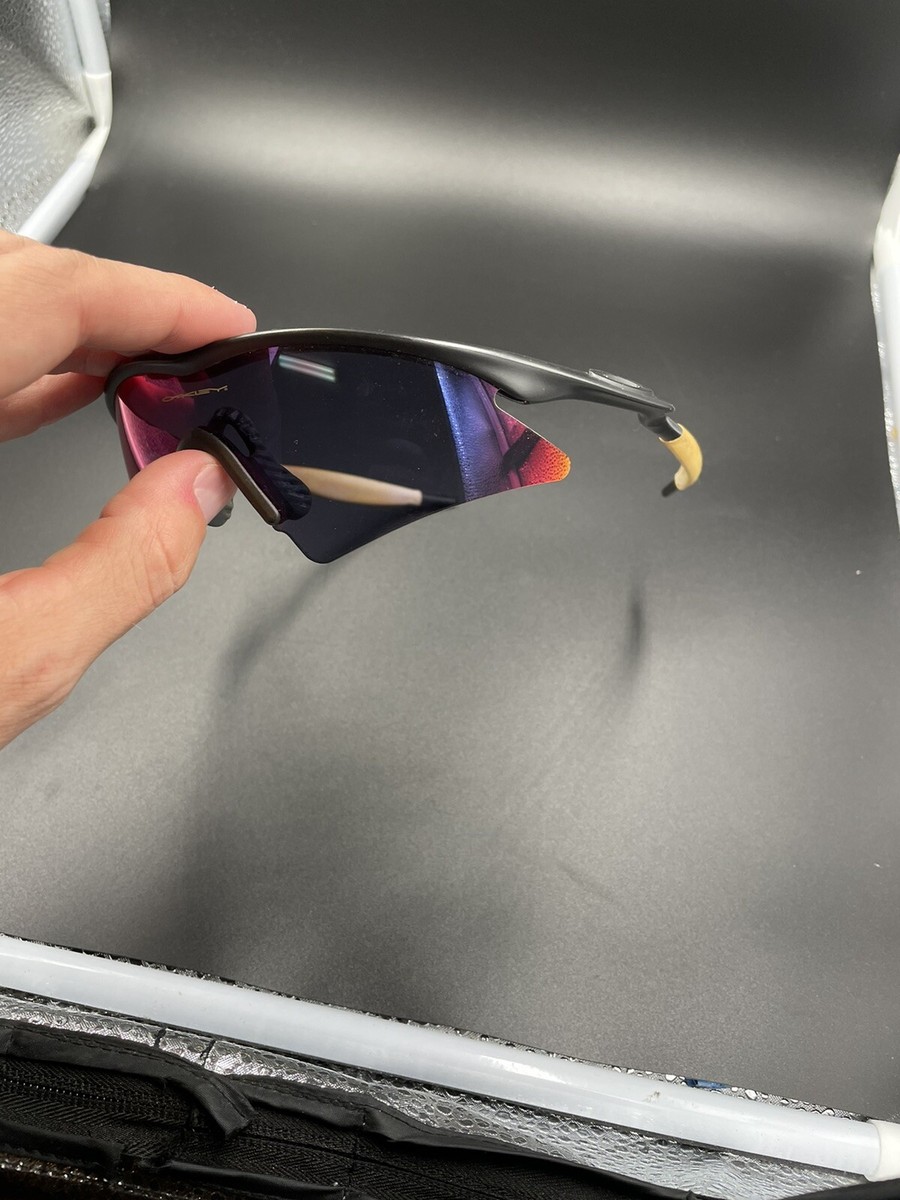 Oakley Pro M Frame Matte Black w/ Red Iridium Sweep Lenses | eBay