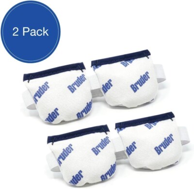2 PACK Bruder Moist Heat Eye Compress | Microwave Activated | Fast Acting