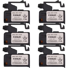 6-Pack 3V Battery for Faunc A98L-0031-0028, A02B-0323-K102 Replacement Battery