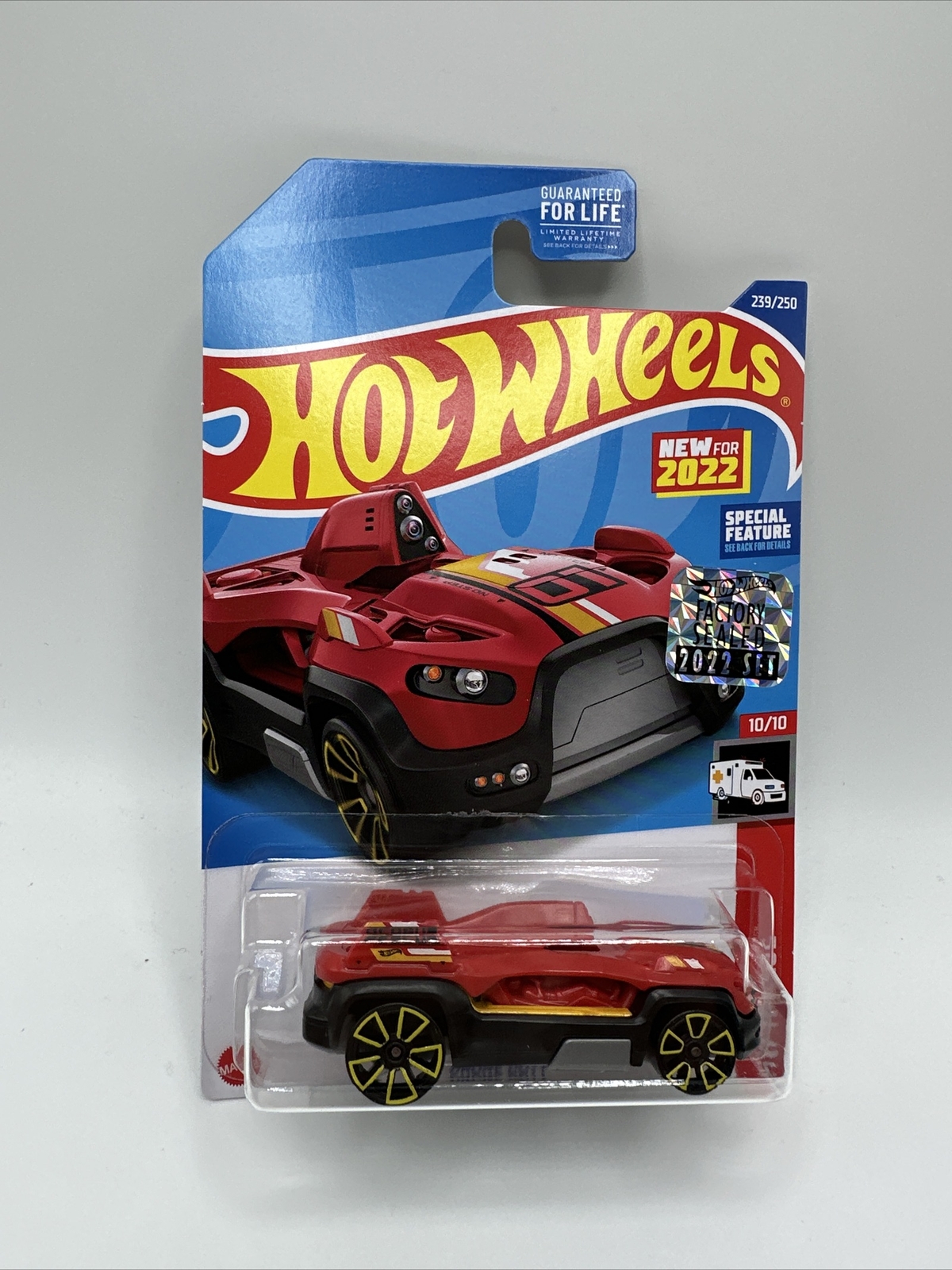 Hot Wheels Drone Duty HW Rescue Red From 2022 Factory Set