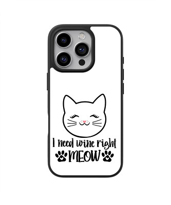 Sunny-Case 2D Case Handyhülle für iphone 16 PLUS i need wine meow Nr.768 Hauti